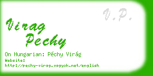 virag pechy business card